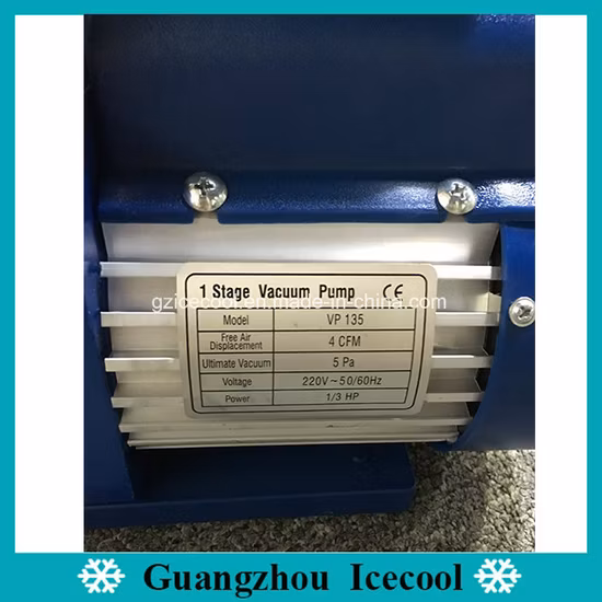Bomba de vácuo de refrigeração Vp135 de estágio único 1/3HP para ar condicionado